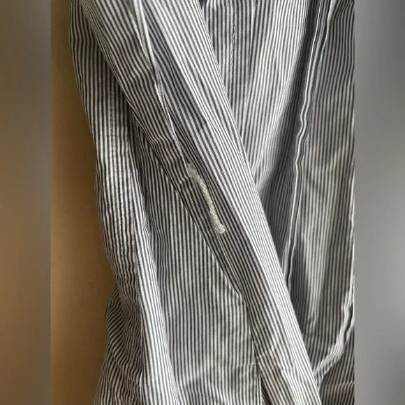 Ann Taylor Women Stripped Sleeveless Dress Cotton Size 2 - Picture 4 of 12